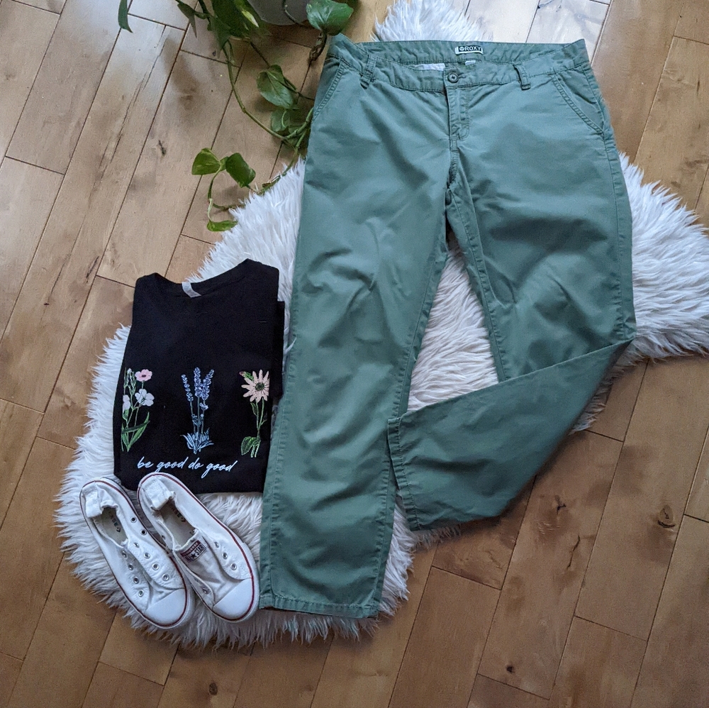 ROXY - Green Chinos
